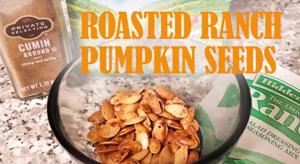 cumin and roasted ranch pumpkin seeds baking ideas fall halloween thanksgiving carving