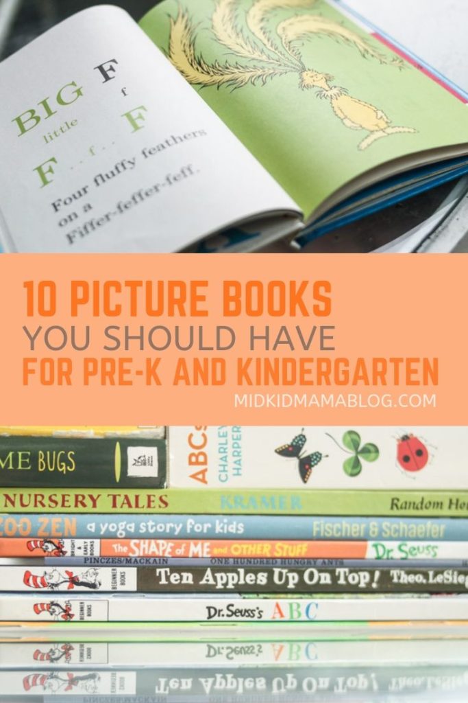 10 Picture Books Ideal for Early Learning Pre-K and Kindergarten Education at Home - Midkid Mama