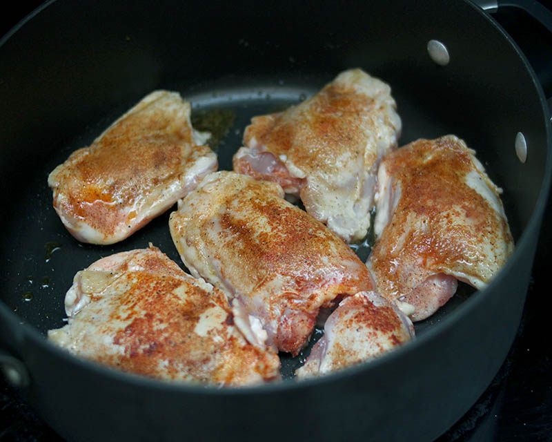 roasting chicken to get flavor into meat for soup