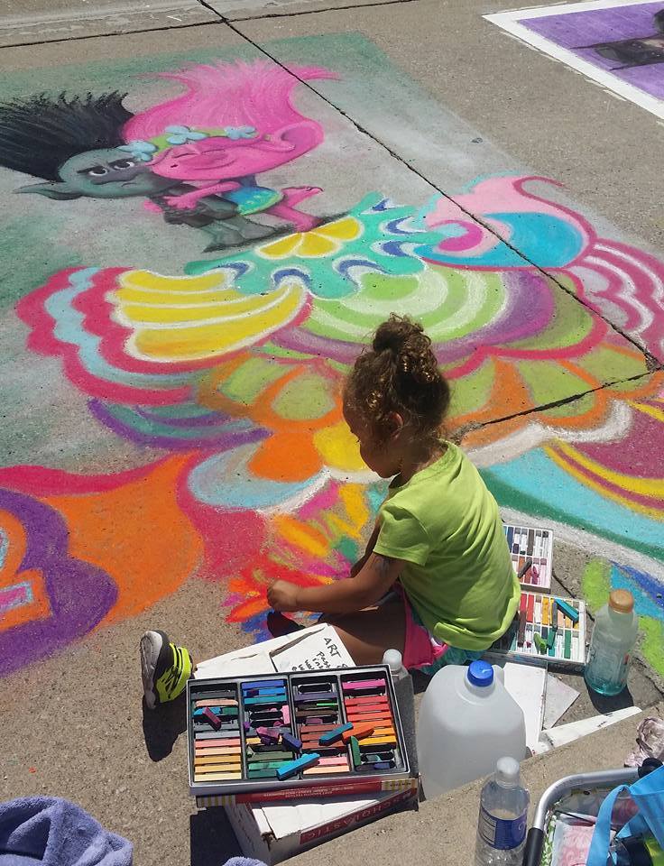 Little chalk walk helper